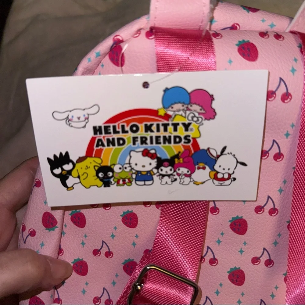 Hello Kitty & Friends By Sanrio Mini Backpack Sanrio Keroppi Cherry Strawberry - Picture 10 of 12